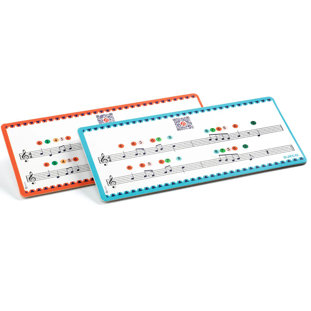 djeco tongtrommel animambo - rood - Ø15 cm - Image 3