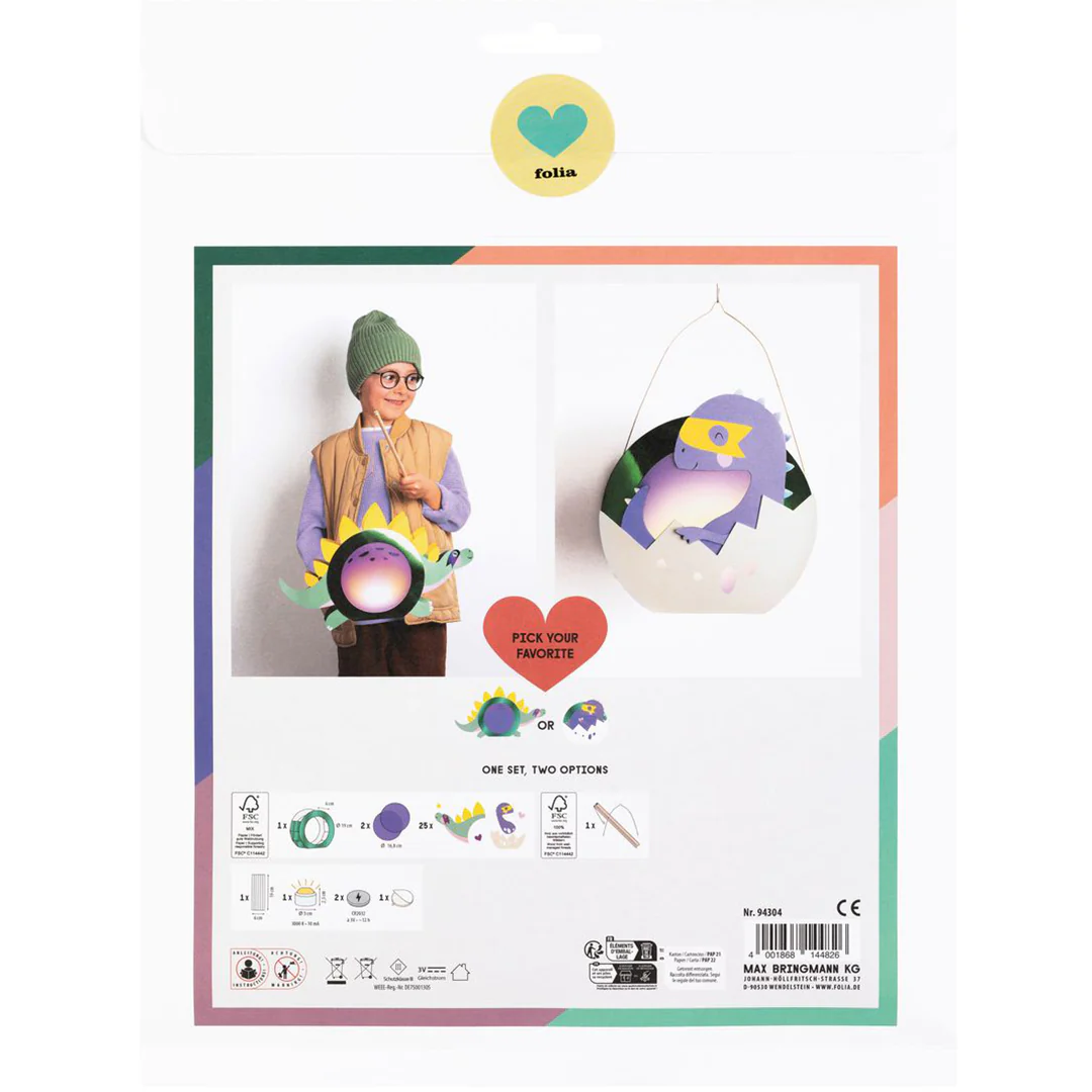 folia knutselset lantaarn super dinos - Image 4