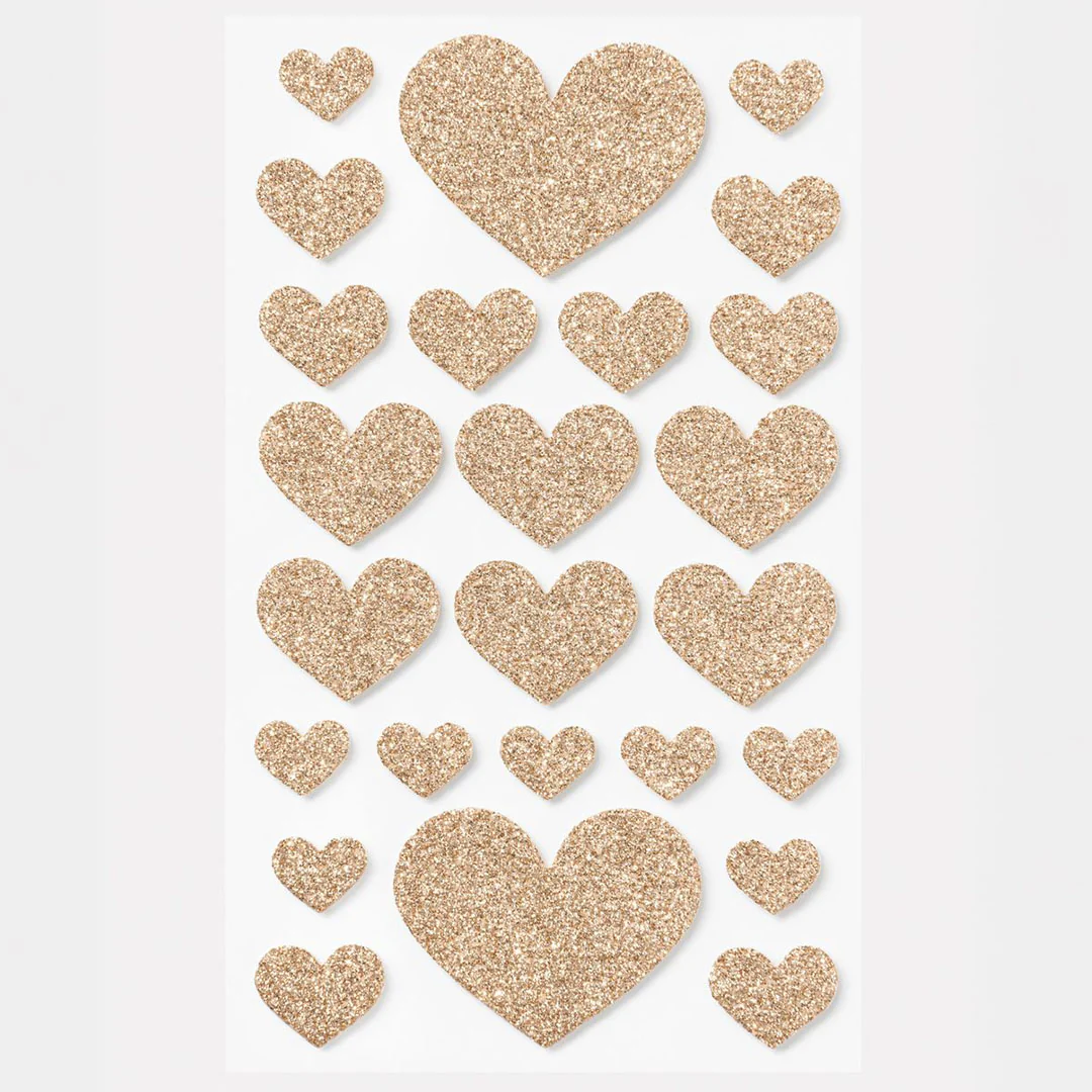 folia stickers hartjes classic - 50st - Image 4