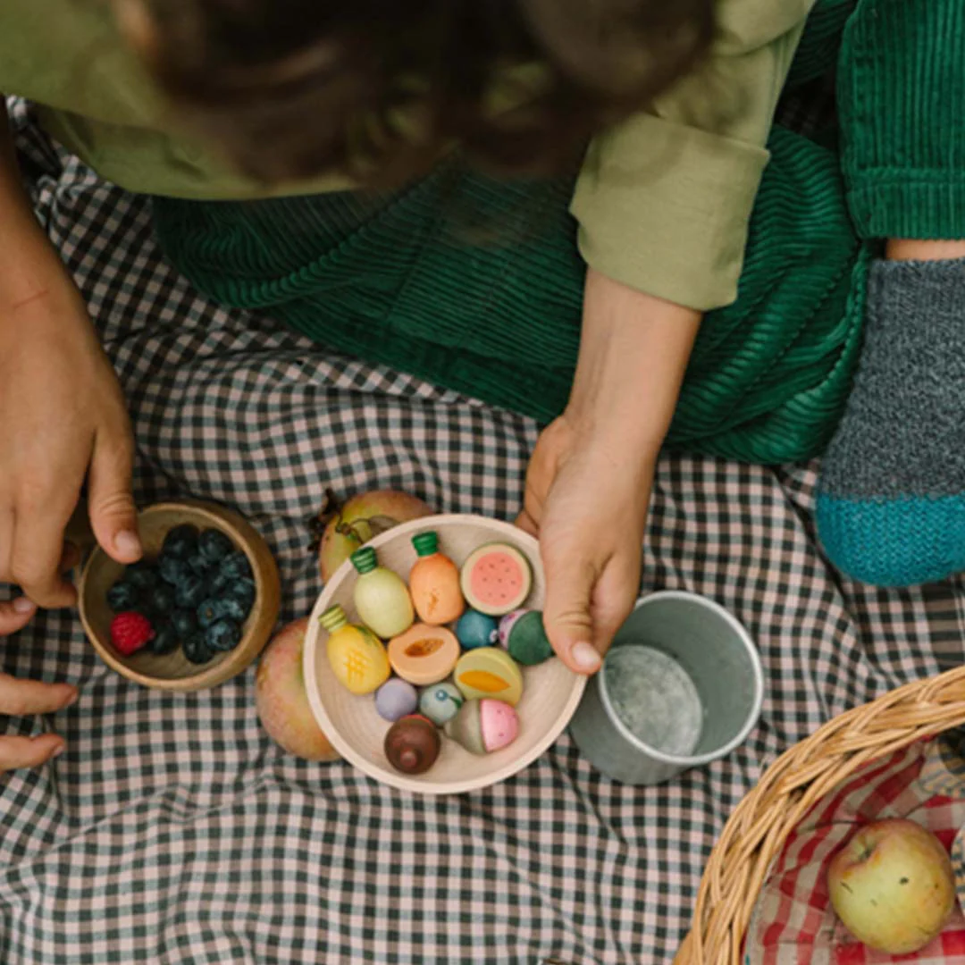 grapat houten fruit - 12st - Image 3