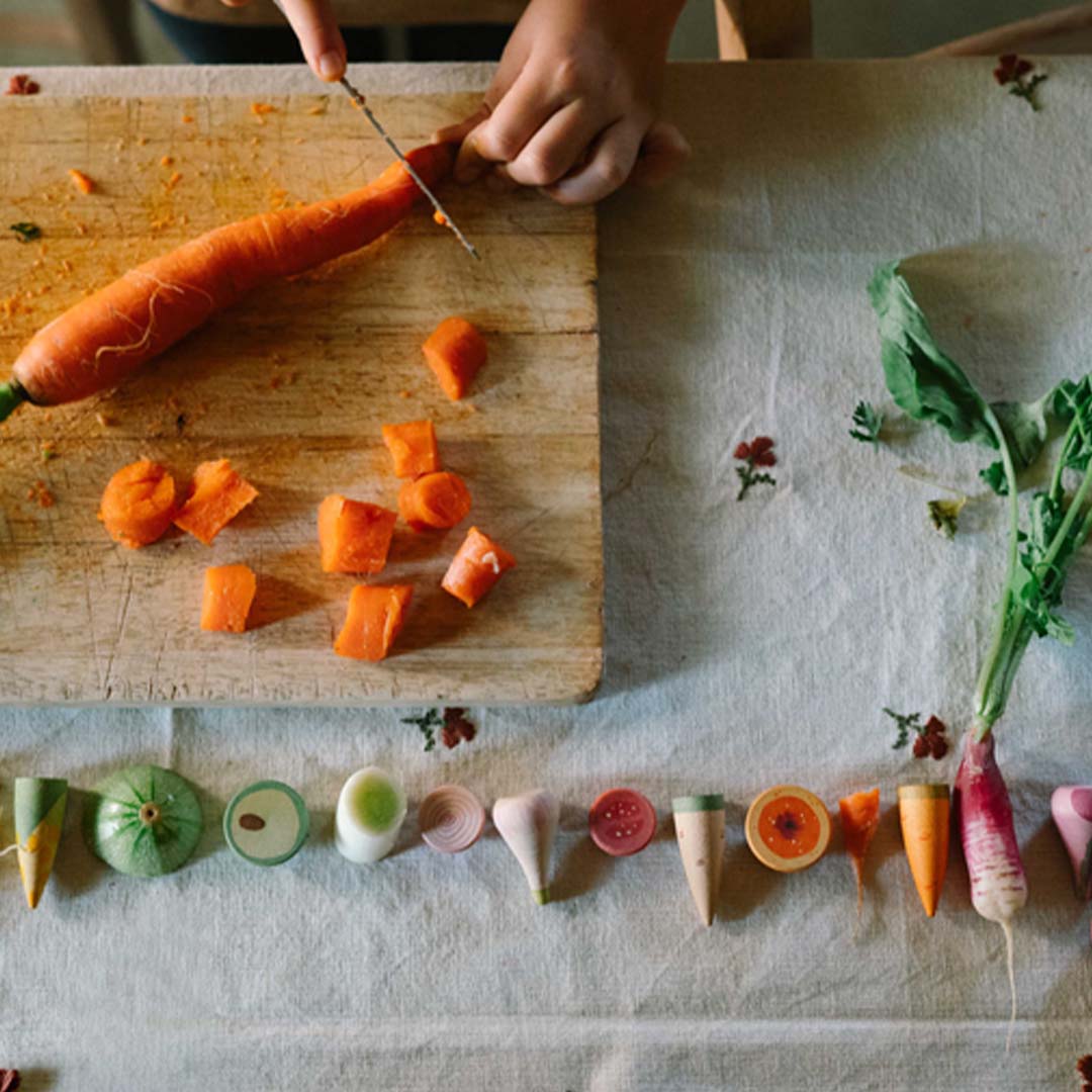 grapat houten groenten - 12st - Image 3