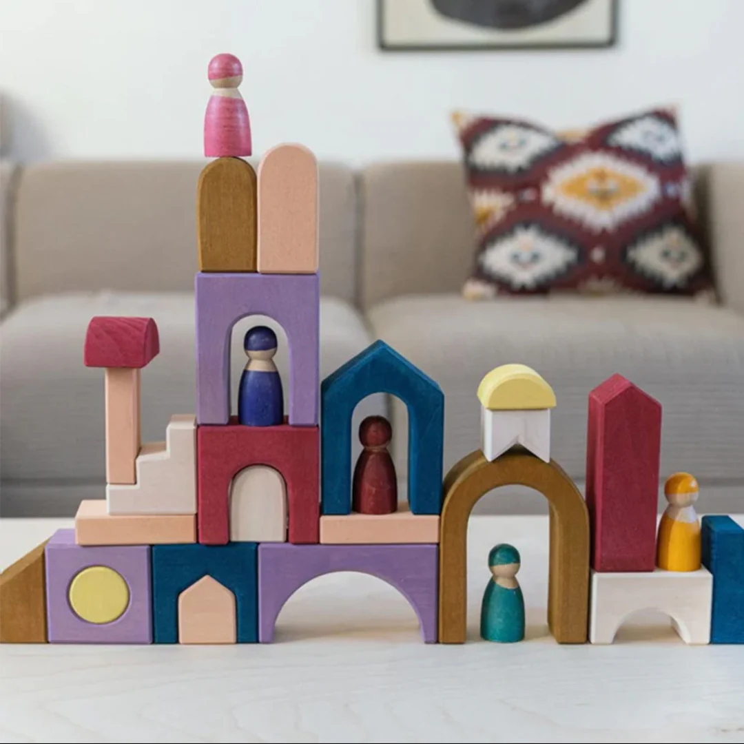 grimm's bouwblokken set - panorama - 24st - Image 3