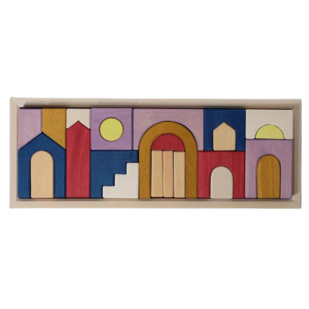 grimm's bouwblokken set - panorama - 24st - Image 4