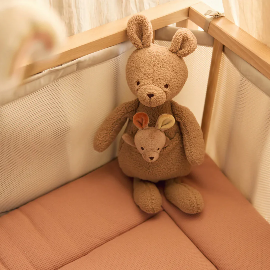 jollein knuffelkangoeroe met baby - kangaroots - 38 cm - Image 4