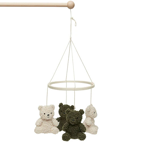 jollein mobiel teddy bear - leaf green naturel - Image 4