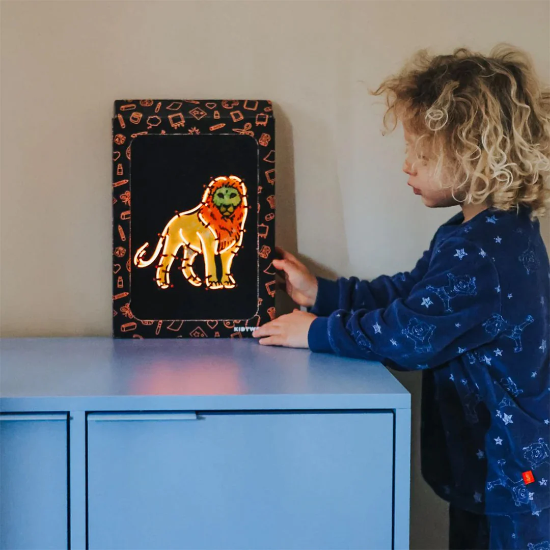 kidywolf kidyneon knutselpakket wanddecoratie - dieren - Image 5