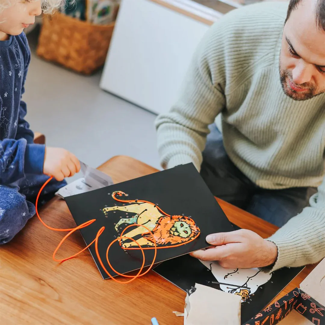 kidywolf kidyneon knutselpakket wanddecoratie - dieren - Image 6