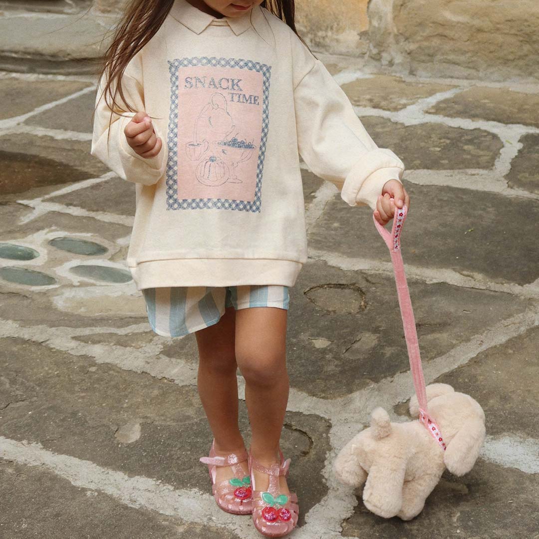 konges sløjd knuffelpuppy met draagtas - aiko - 28 cm - Image 3