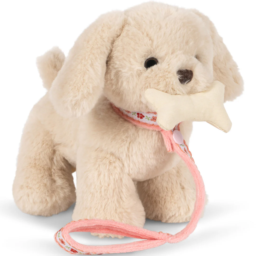 konges sløjd knuffelpuppy met draagtas - aiko - 28 cm - Image 4