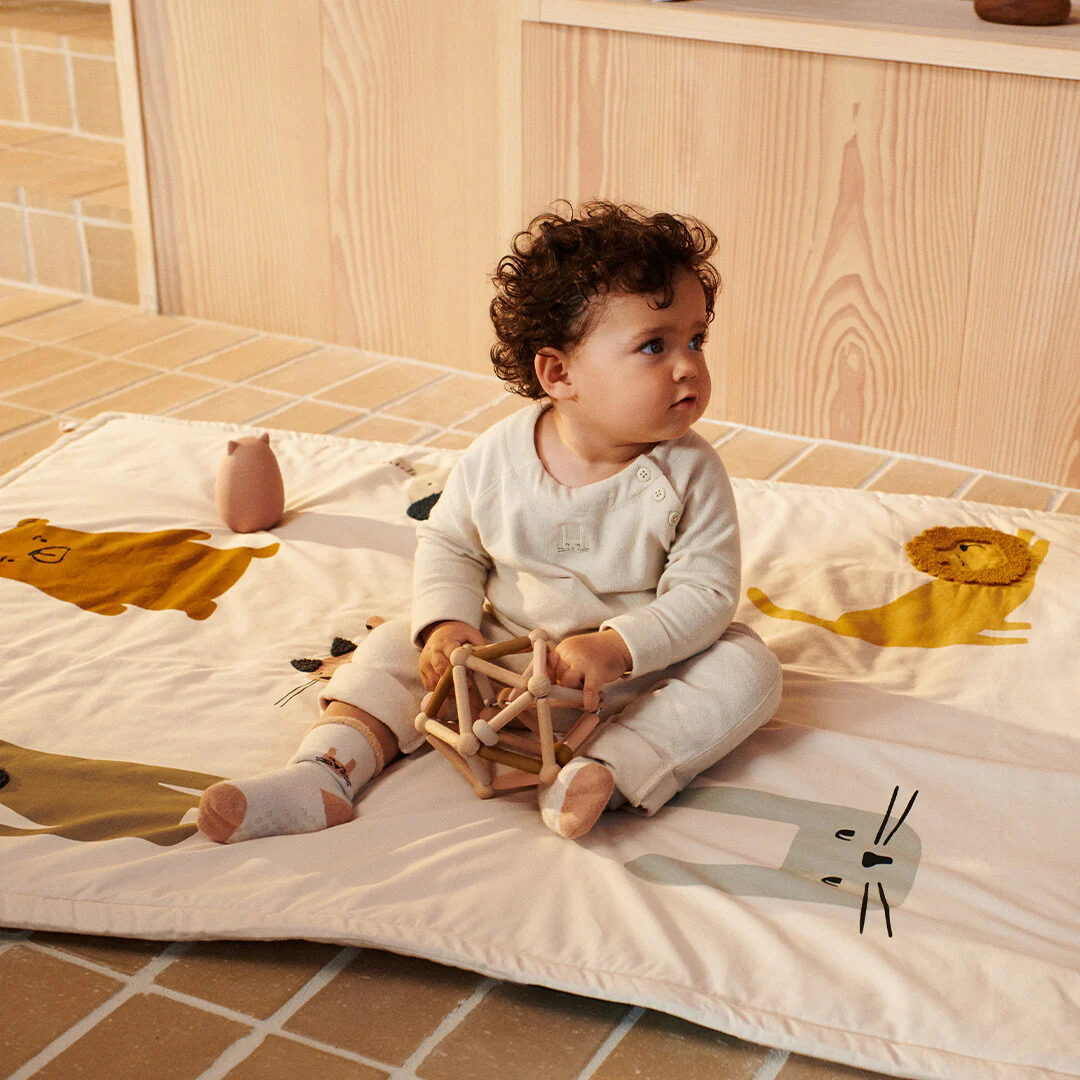 liewood grijpspeeltje annemette - mustard multi mix - Image 4