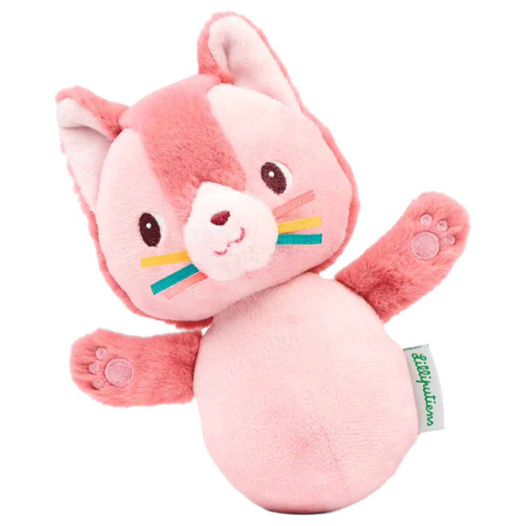 lilliputiens muzieknuffel tuimelaar - jeanne de kat - 18,5 cm - Image 4