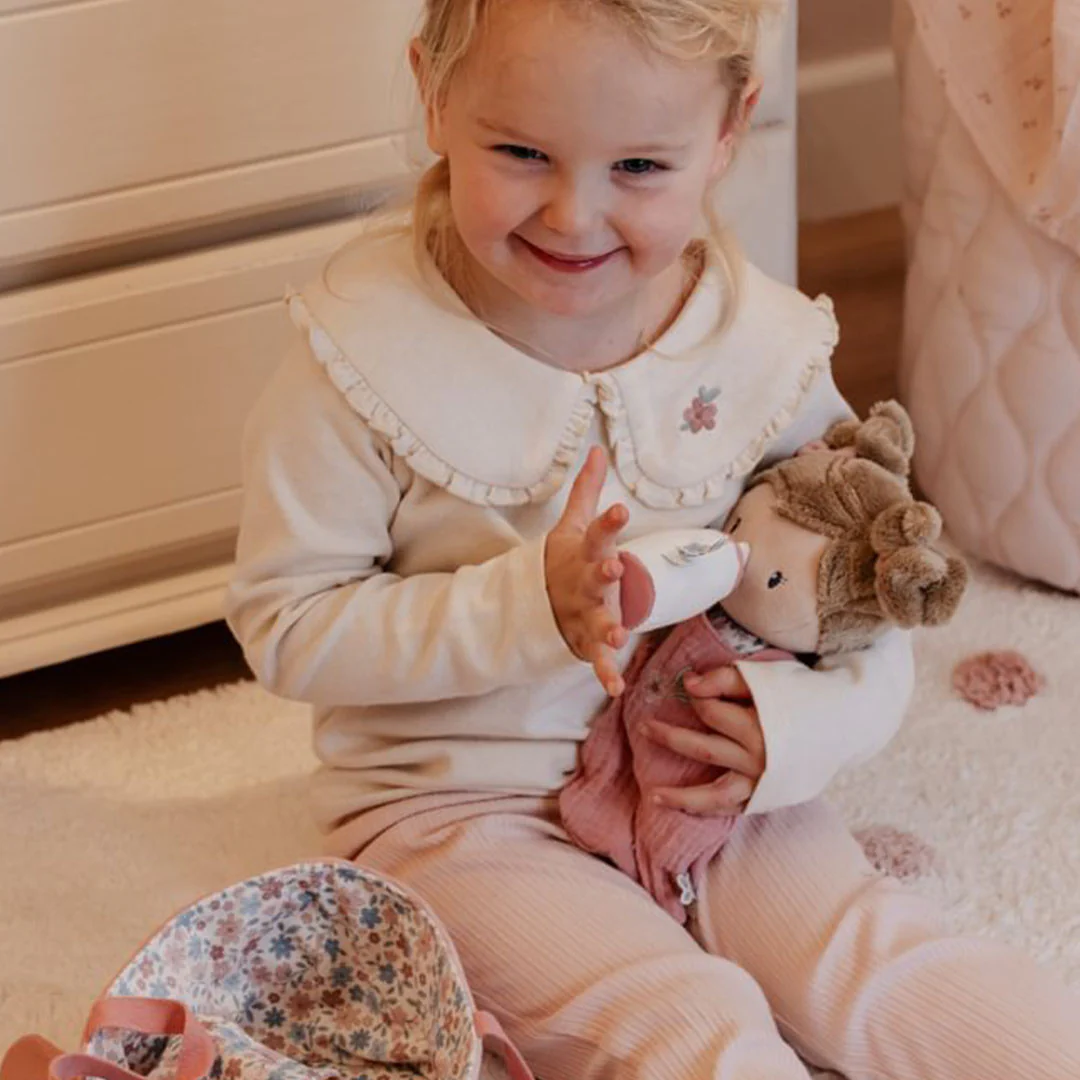 little dutch babypop in reiswieg - rosa - Image 3