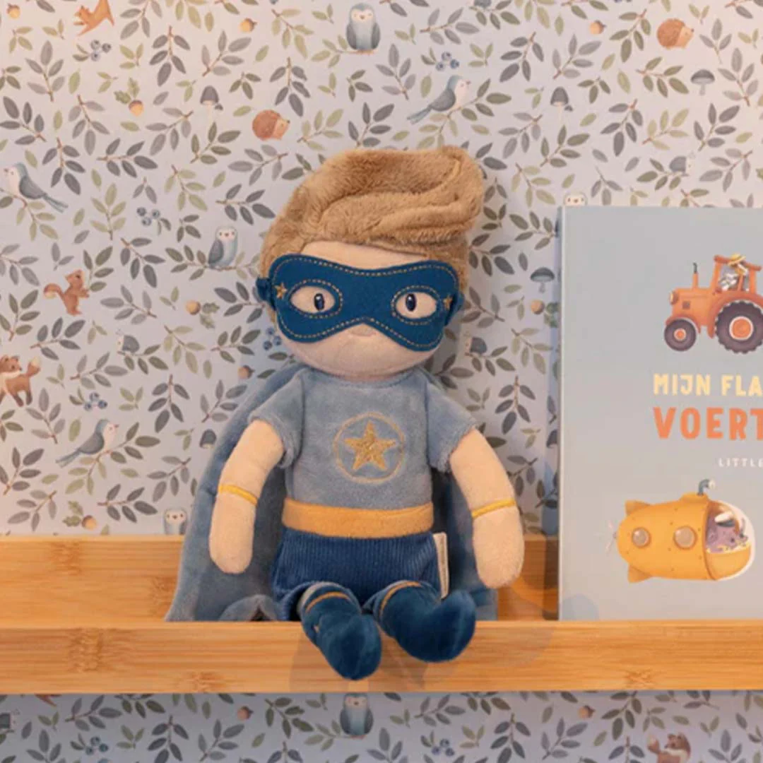 little dutch knuffelpop jim - superheld - 35 cm - Image 3