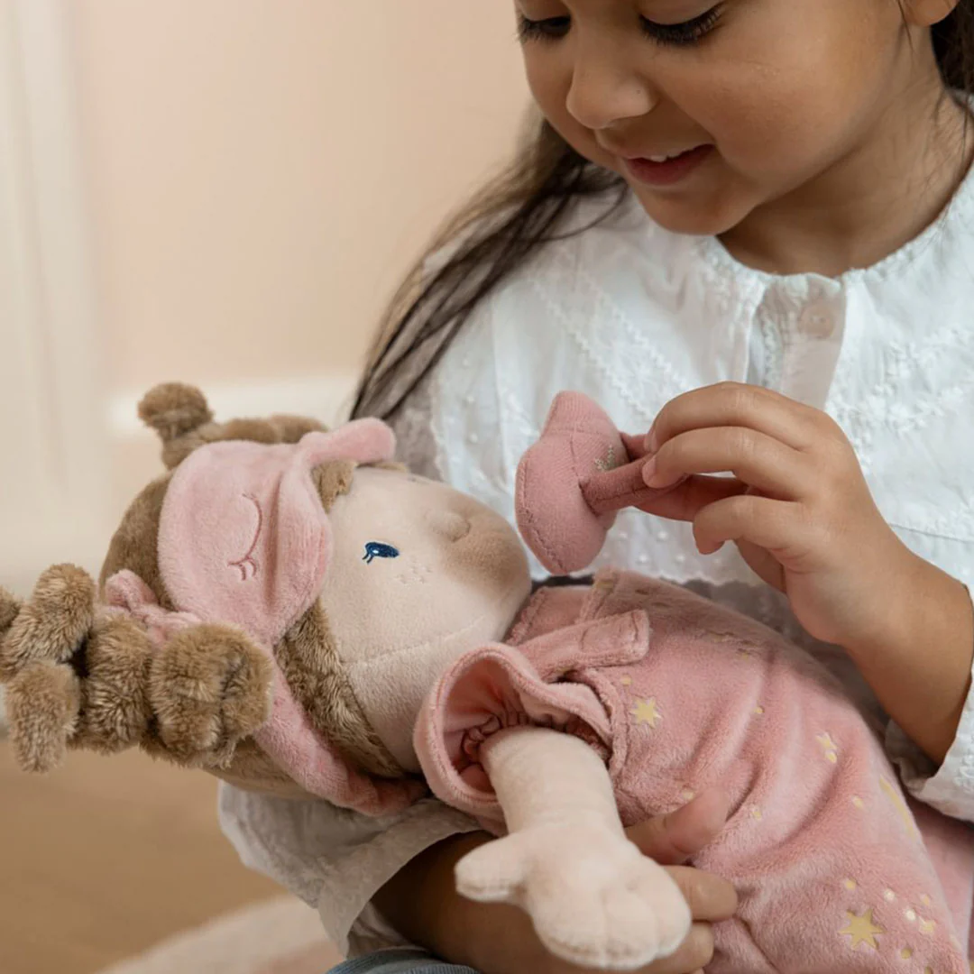 little dutch lappenpop rosa met slaapzak - Image 3