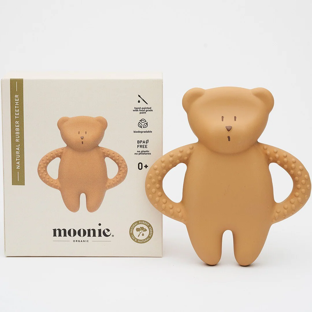 moonie bijtring bear - cappuccino natur - Image 4