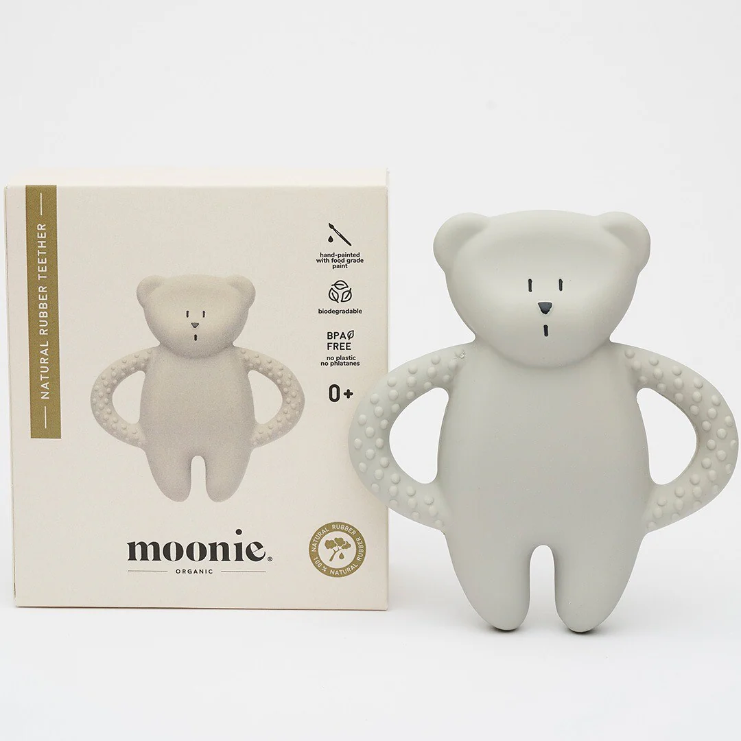 moonie bijtring bear - gray natur - Image 4