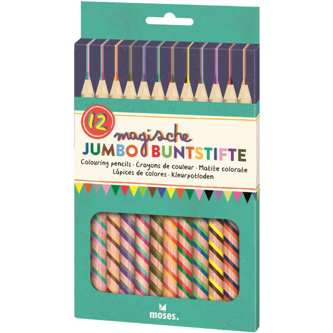 moses. potloden magische jumbo - 2 kleuren - 12st - Image 3