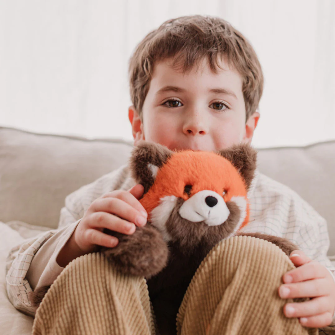 one love verzwaarde knuffel - rode panda rusty - 43 cm - Image 3