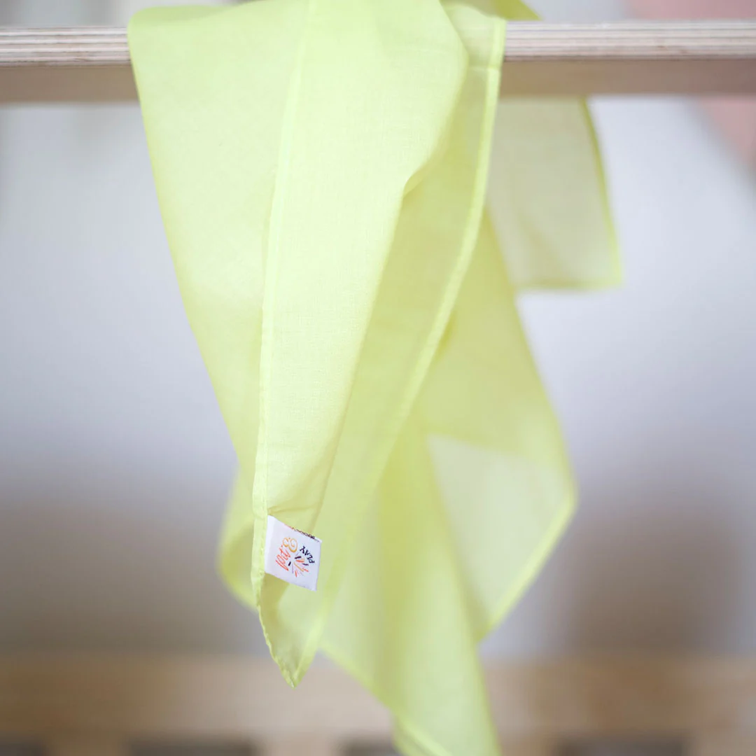 pit and play speeldoek pastel - geel - 75x75 cm - Image 5