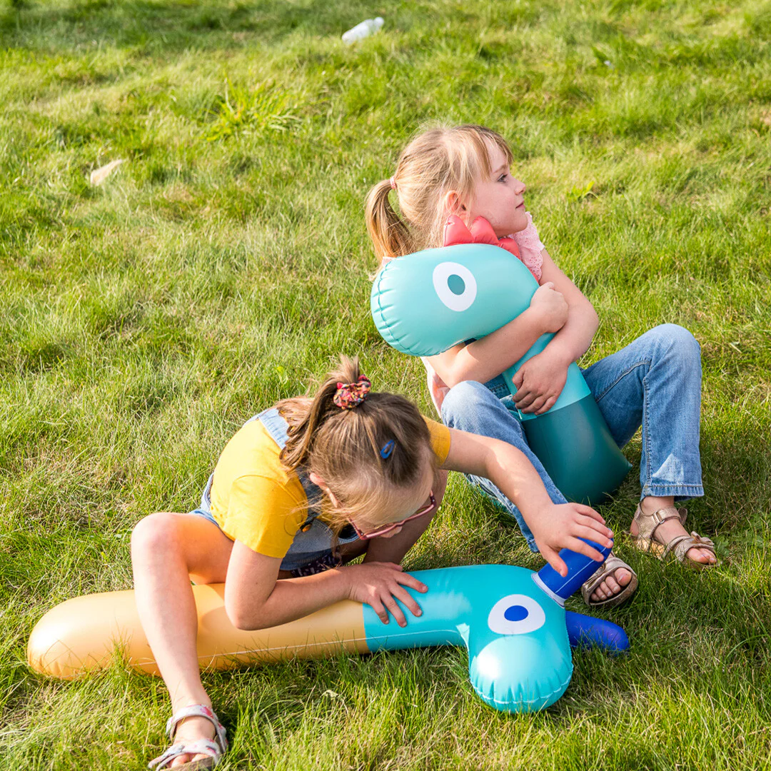 quut opblaasbaar speelfiguur giraffe - 85 cm - Image 5