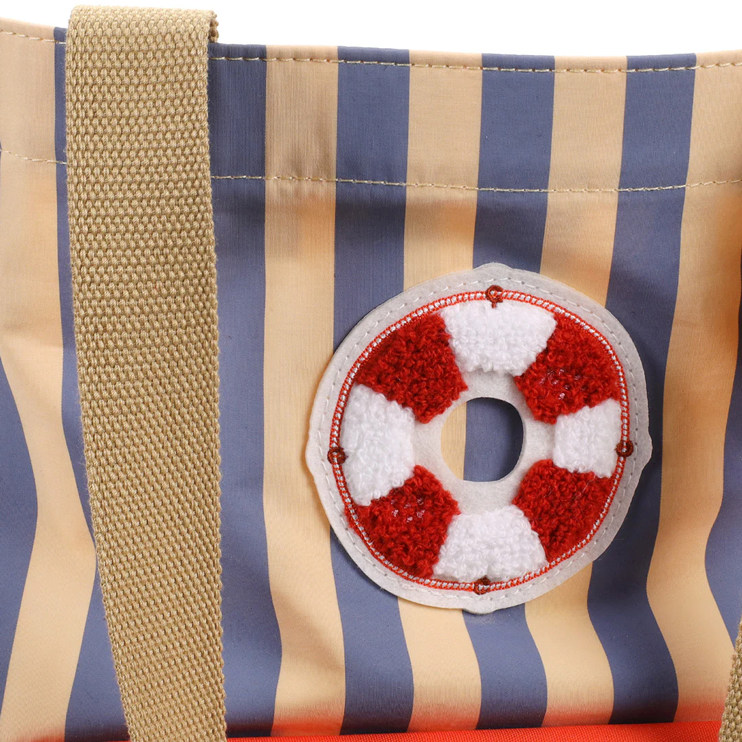 sticky lemon shopper - blue whale - sandy yellow - Image 6