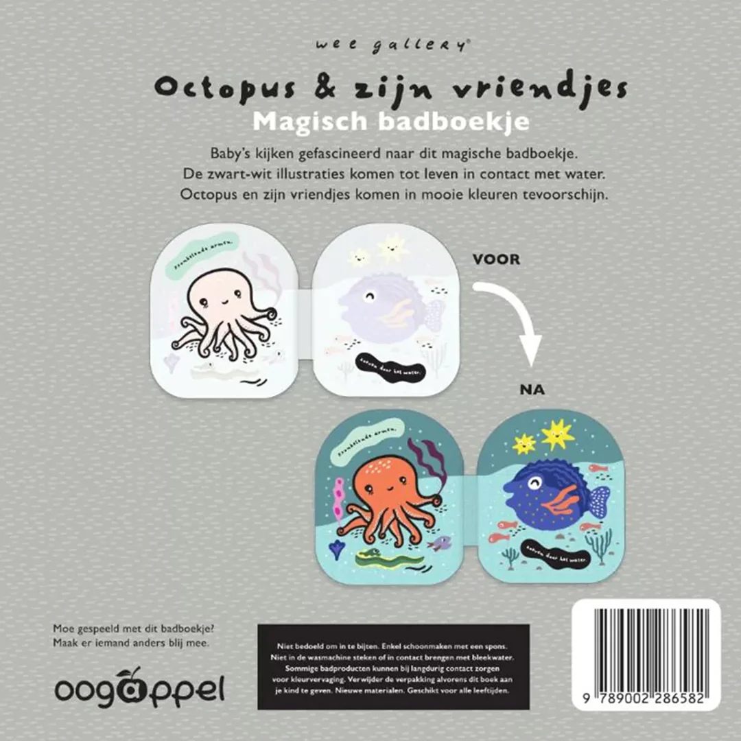 uitgeverij oogappel magisch badboekje octopus en zijn vriendjes - Image 4